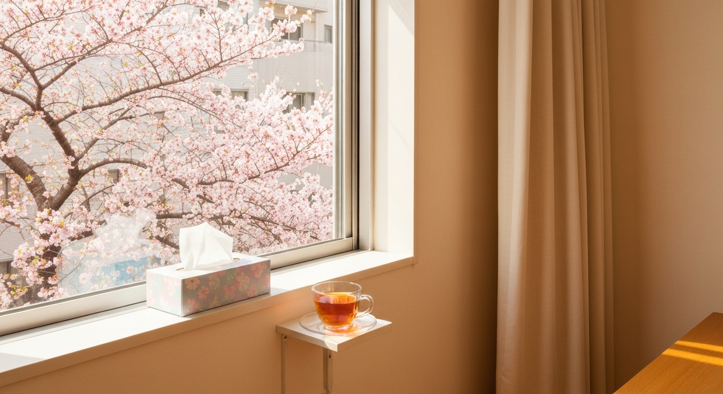 桜の季節と花粉対策