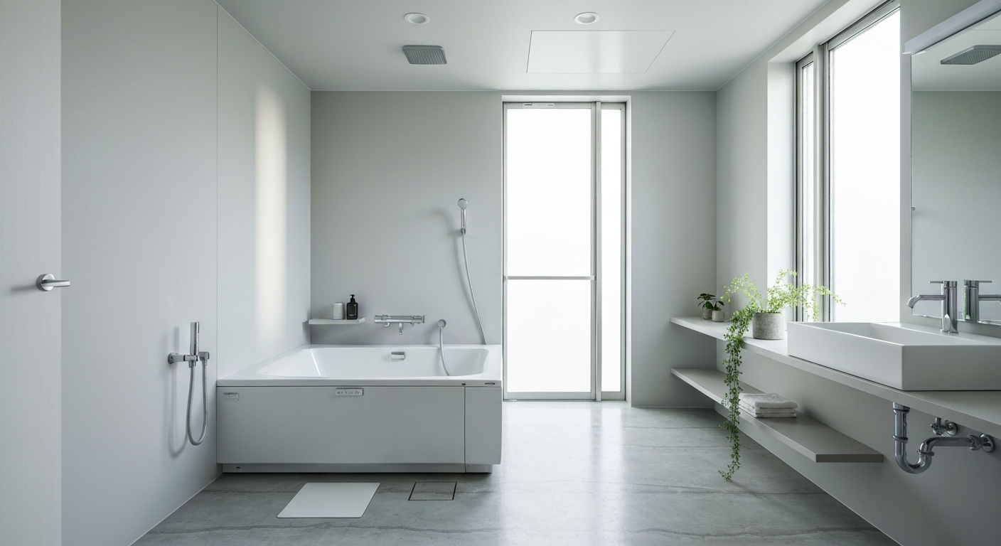 バスルームのシャンプーボトル