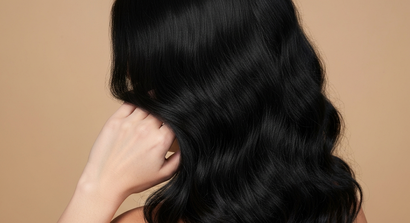 スタイリングされた髪