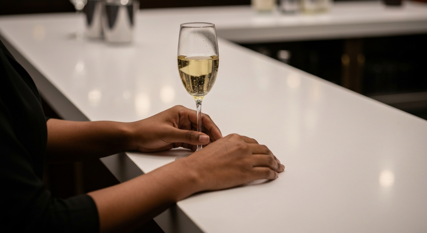 メガネを拭くシーン