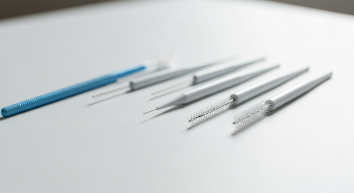 歯間ブラシのサイズ比較