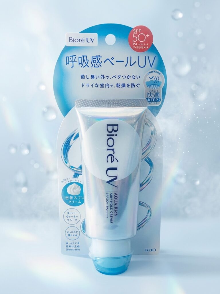 湿度に応じて膜の厚みが変わる「呼吸感ベール」イメージ