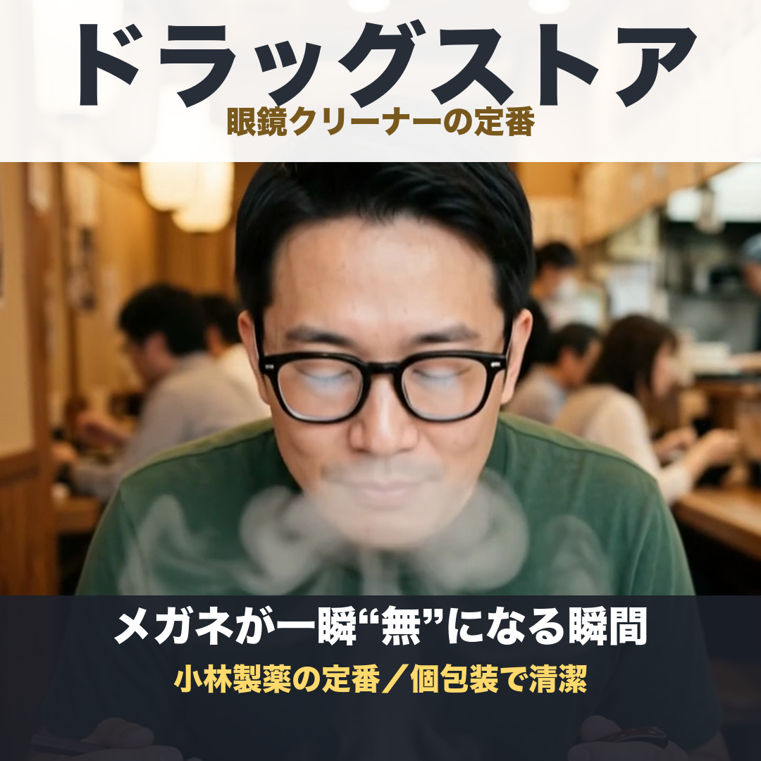 小林製薬 メガネクリーナふきふき くもり止め 40包入 | 生活のエッセンス Instagramリール